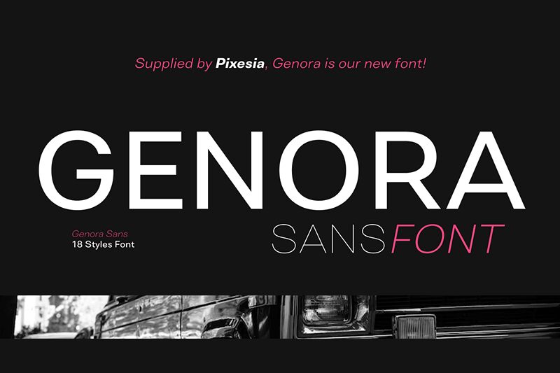 Genora Sans Czcionka