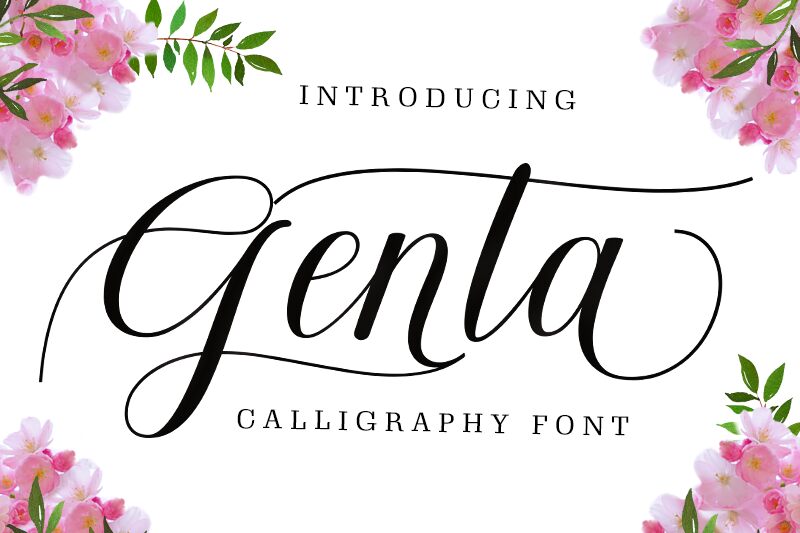 Genta Font Czcionka