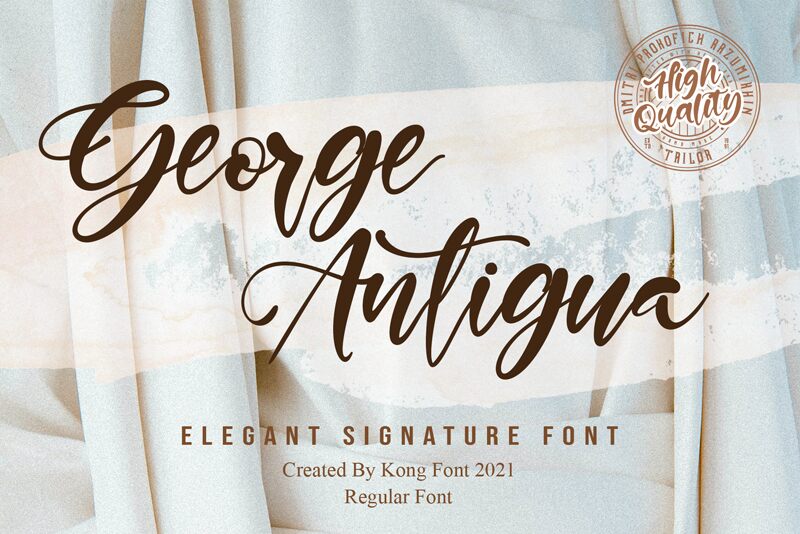 George Antigua Schriftart