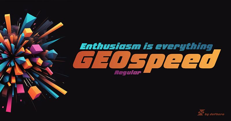 GEOspeed Czcionka