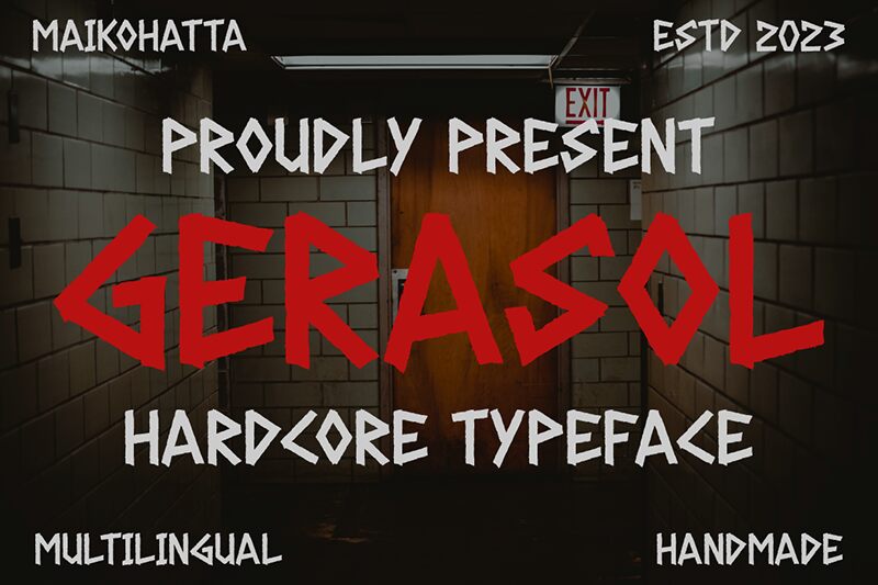 GERASOL — Prezentace písma
