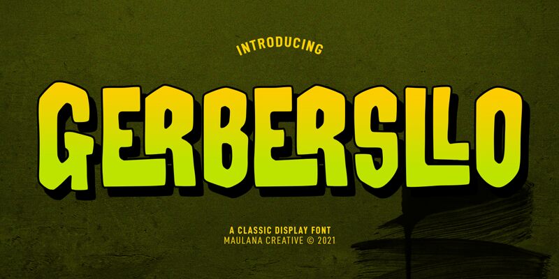 Gerbersllo Druh písma