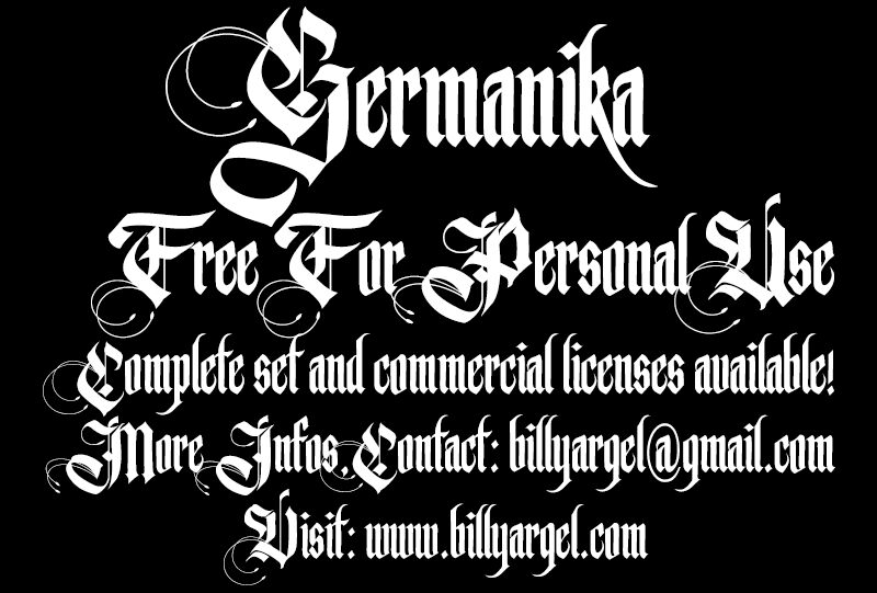 Germanika Schriftart