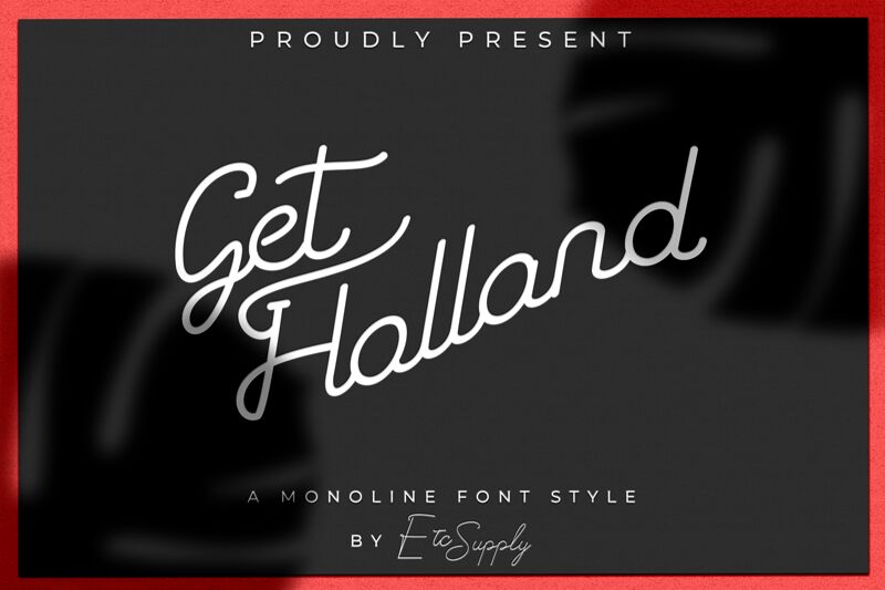 Get Holland Czcionka