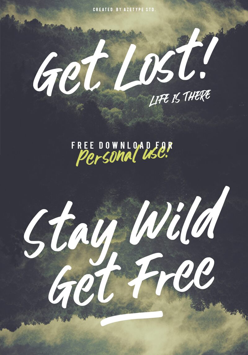 Get Lost! Czcionka