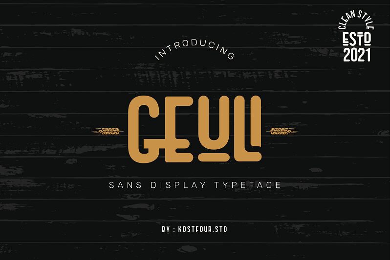 GEULI Schriftart