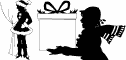 GE Christmas Silhouettes