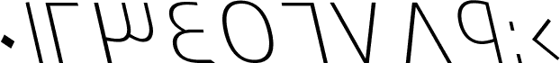GE Thameen Light Italic