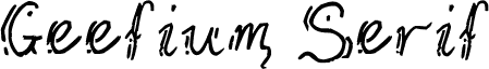 Geefium Serif