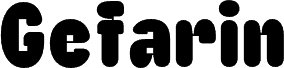 Anteprima del carattere GefarinRounded-Regular Demo