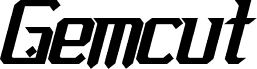 Gemcut Bold Italic