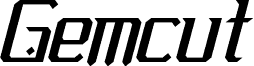 Gemcut Italic