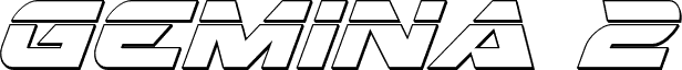 Gemina 2 3D Laser Italic