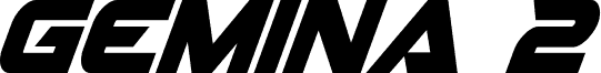 Gemina 2 Condensed Italic