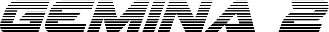 Gemina 2 Gradient Italic