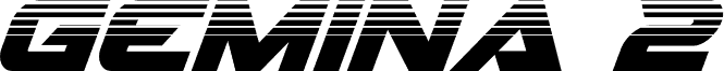 Gemina 2 Halftone Italic