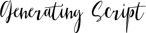 Generating Script Regular