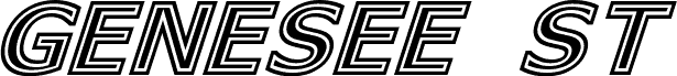 Genesee St Italic