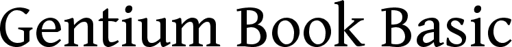 Gentium Book Basic