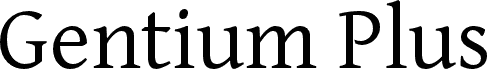 Gentium Plus