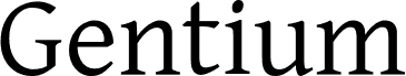 GentiumAlt