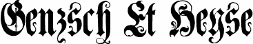 Genzsch Et Heyse