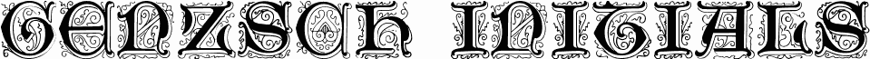 Genzsch Initials