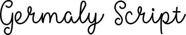 GermalyScriptDEMO-Regular