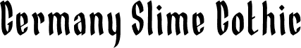 Germany Slime Gothic