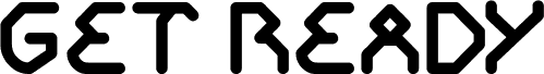 Preview of the GET READY-Light font