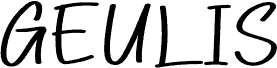 GEULIS Schriftart