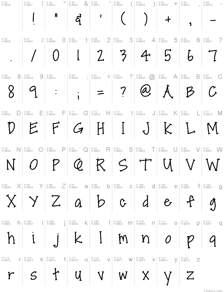 Gf Albert font | Fonts2u.com