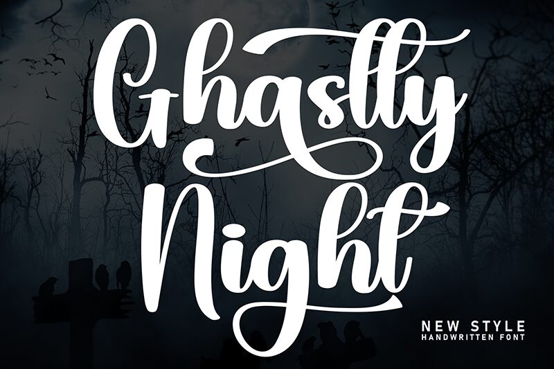 Ghastly Night Schriftart