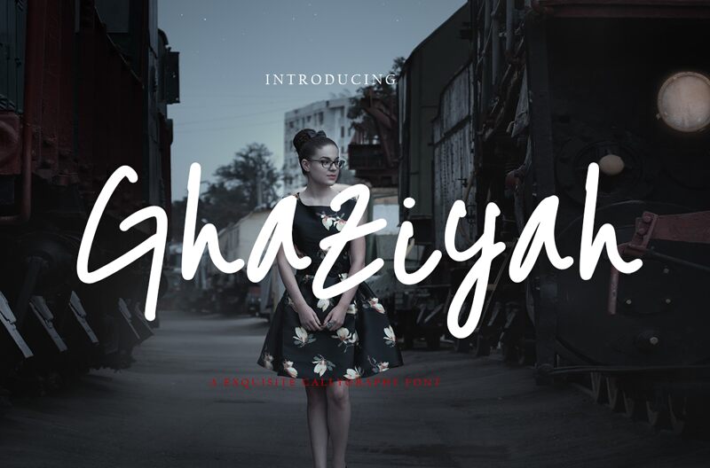 Ghaziyah Schriftart