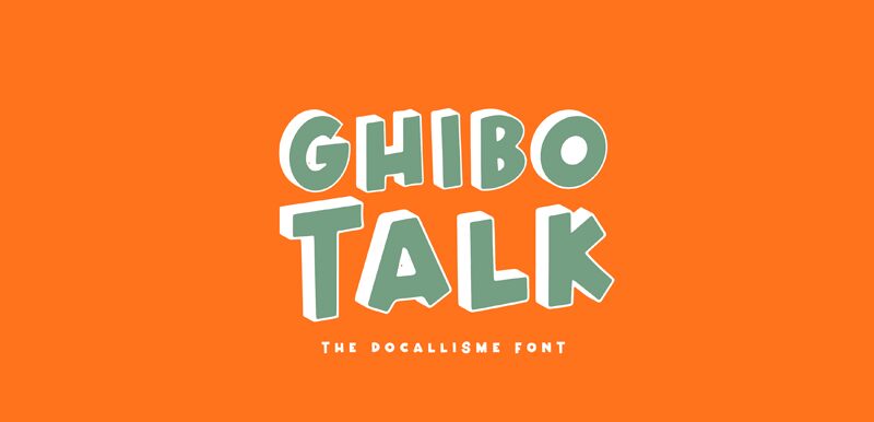 Ghibo Talk Font