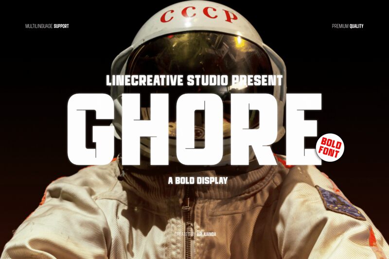 Ghore Regular — Font presentation