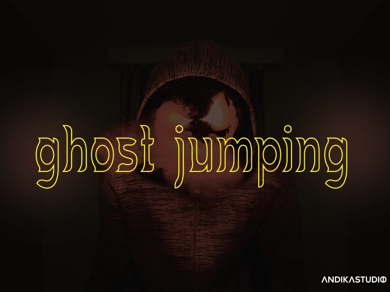 Ghost Jumping Schriftart