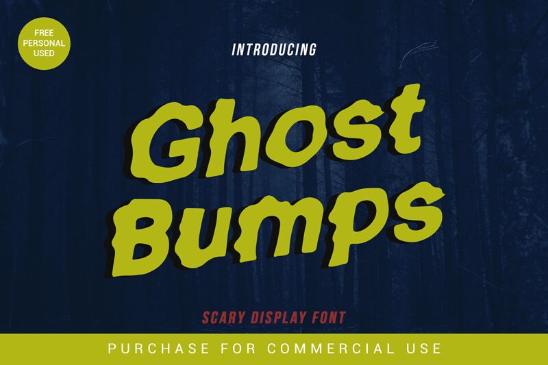 Ghostbumps Czcionka