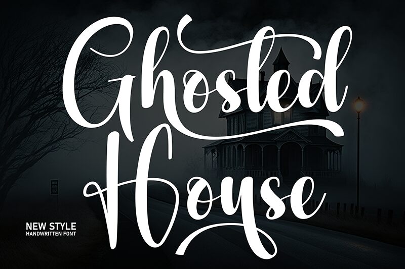 Ghosted House 字体