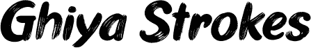 Ghiya Strokes Italic