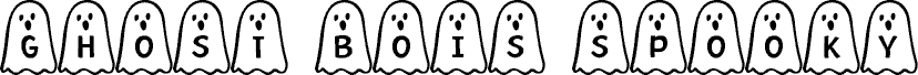 Ghost Bois Spooky carattere