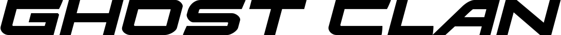 معاينة خط Ghost Clan Expanded Italic