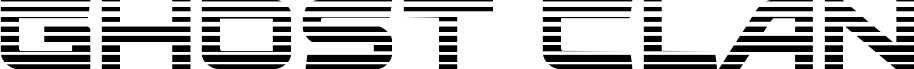 معاينة خط Ghost Clan Gradient Regular