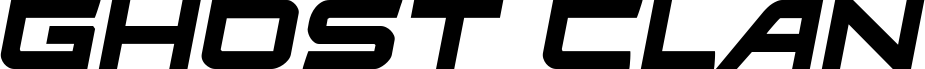 معاينة خط Ghost Clan Semi-Italic