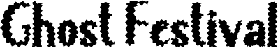 Vorschau der Schriftart Ghost Festival