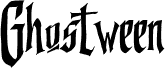 Preview of the Ghostween font
