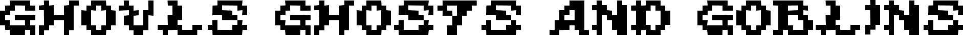 ghouls ghosts and goblins