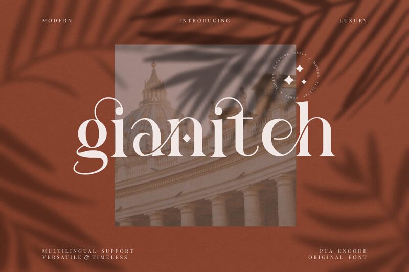 gianiteh Schriftart