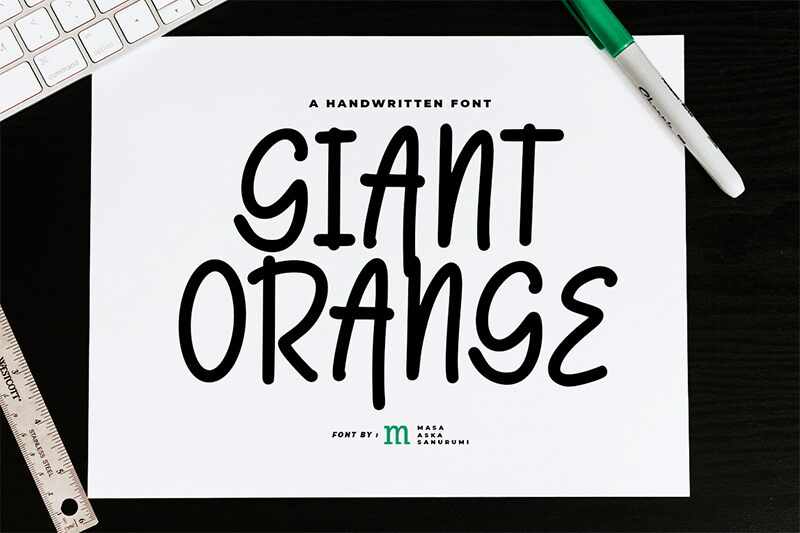 Giant Oranges Schriftart