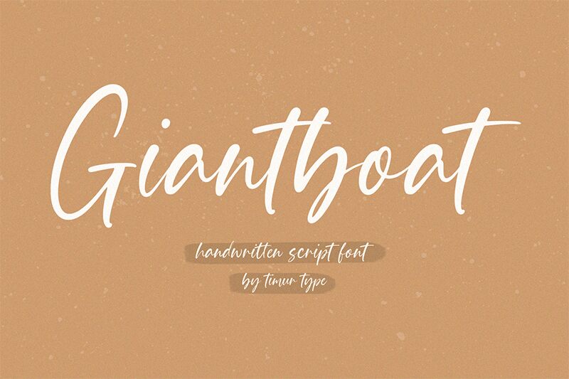 Giantboat 字体